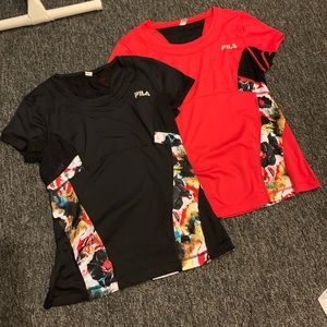 Fila workout shirts